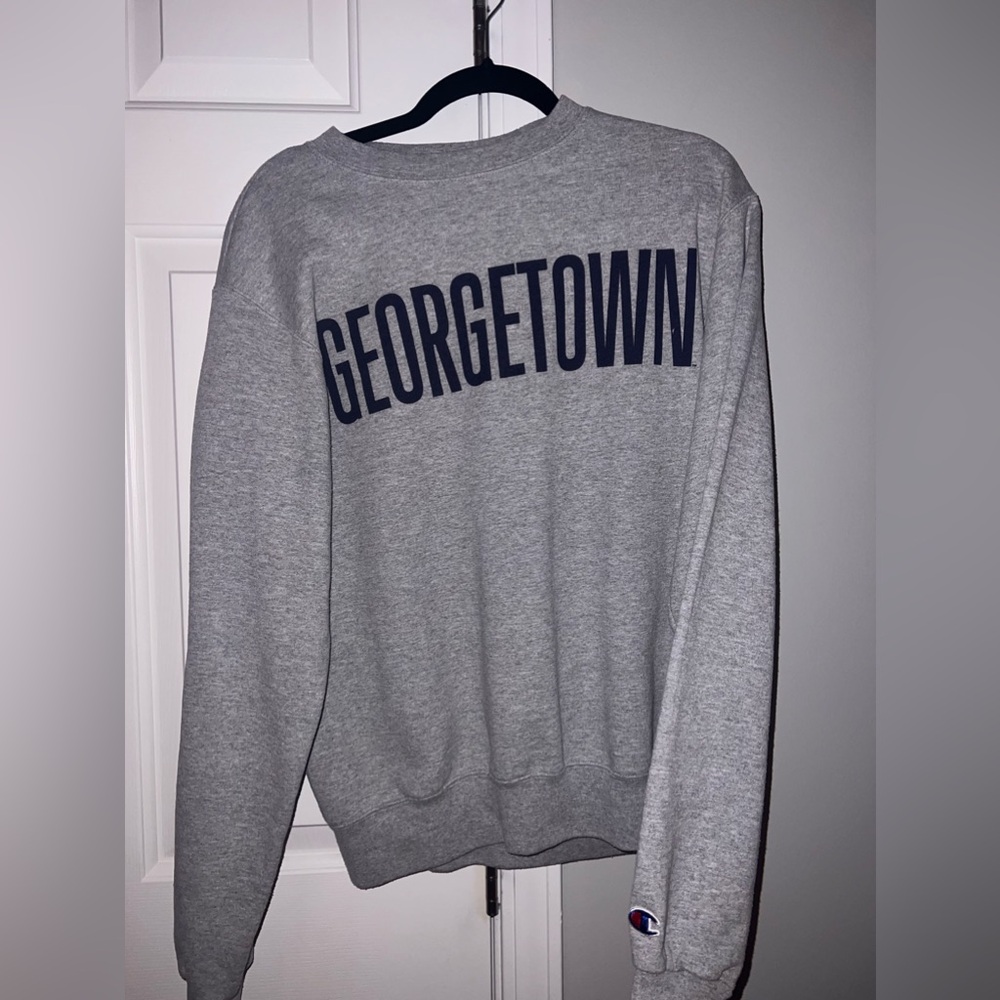 GEORGETOWN CHAMPION CREWNECK SWEATSHIRT